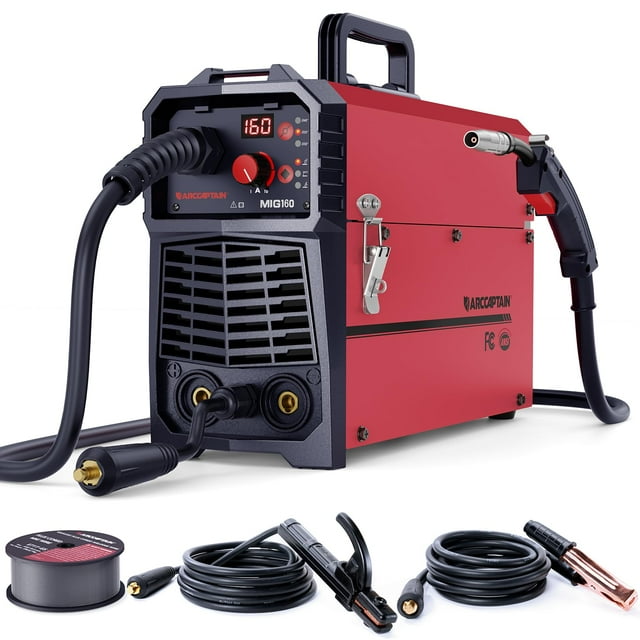 Soldadora ARCCAPTAIN 160A MIG 110V 220V 4 en 1 Gas/sin gas