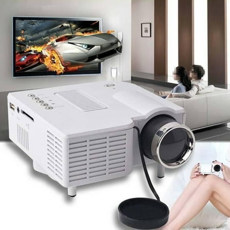 Full HD Home Theater LED Mini Multimedia Projector Cinema USB TV HD MI (Best Hd Projector For Home Theatre In India)