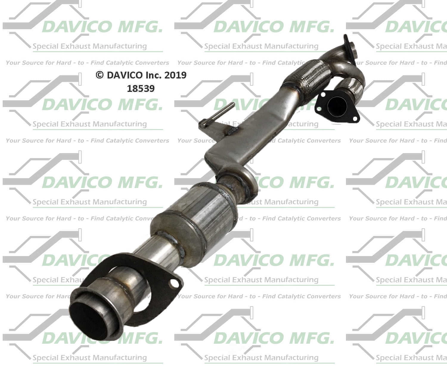 Davico Mfg 18539 Direct-Fit Catalytic Converter