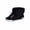 Black, variant on Xfvqtps Womens Lace up Ankle Boots with Faux Cuff for Winter Warmth and Traction Black