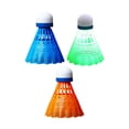 thumbnail image 2 of 3x LED Badminton Shuttlecocks Great Stability for Activities Yard Adults Blue Red Green, 2 of 8