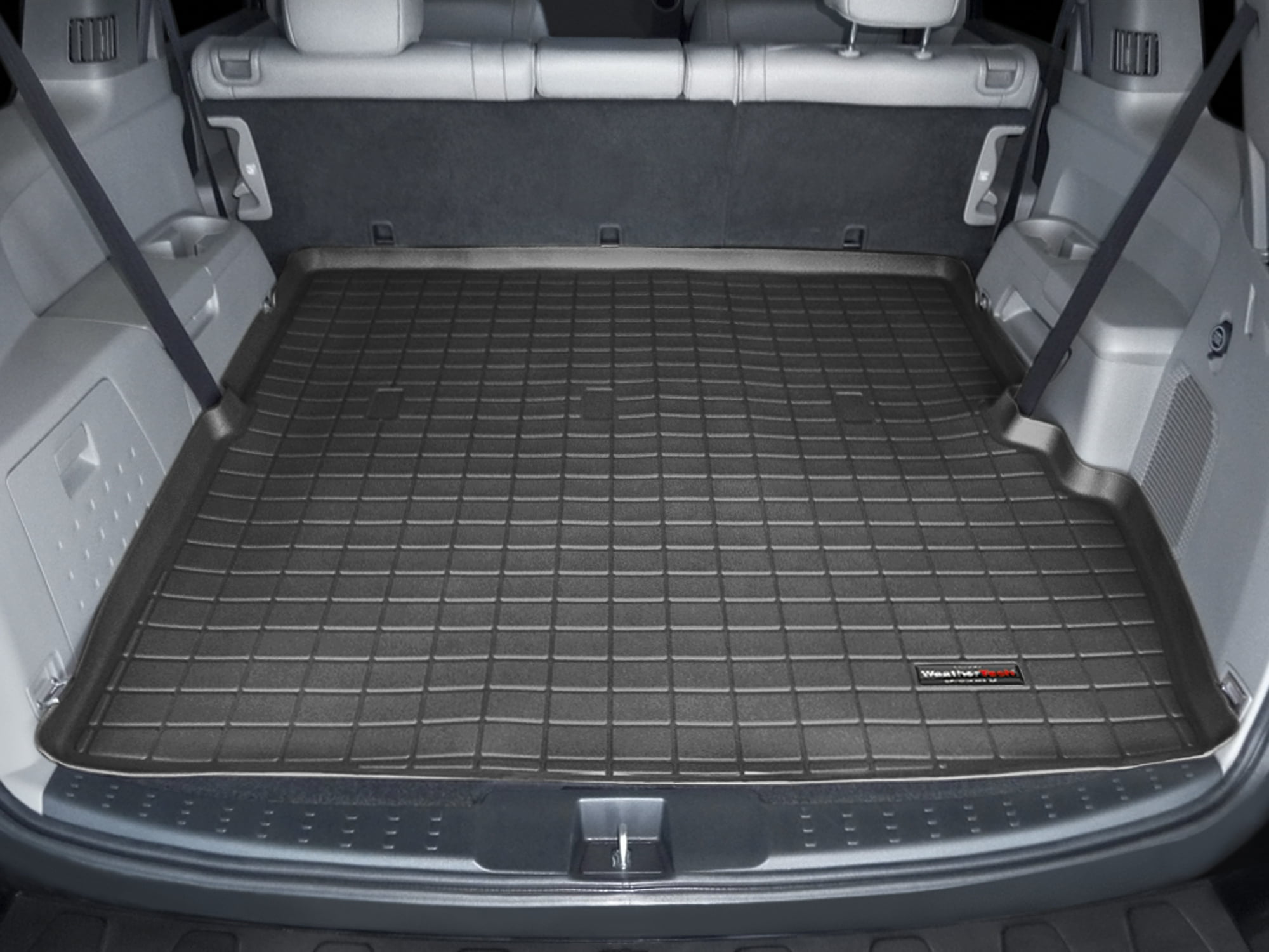 WeatherTech Cargo Trunk Liner compatible with 2009-2015 Honda Pilot - Behind 2nd Row, Black