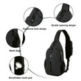 thumbnail image 4 of Pompotops Crossbody Sling Chest Backpack, Crossbody Sling Backpack Sling Bag Travel Hiking Chest Bag, 4 of 7