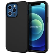 Nalacover Slim Case for iPhone 13 Pro 6.1 inch,Stylish Triple Layer Protection Hard PC Soft TPU Silicone Hybrid Shockproof Camera Lens Protective Anti-drop Fit Back Phone Cover.Black