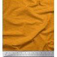 thumbnail image 1 of Soimoi Orange Rayon Crepe Fabric Stripe Hand Drawn Fabric Prints By Yard 46 Inch Wide, 1 of 1