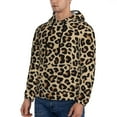 thumbnail image 2 of Hoodies for Men - Leopard Print-1 Long Sleeve Comfrt Men'S Fashion Hoodies & Sweatshirts, Sweatshirts for Men Hoodies Pullover Clothing Clothes with Pouch, 2 of 7