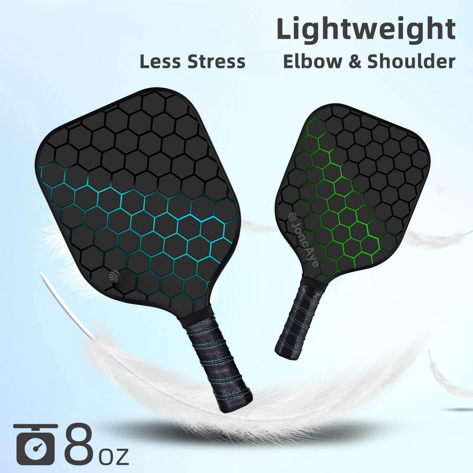Pickleball Paddles Set Of 4 Or 2  Usapa Approved Fiberglass Rackets With Outdoor Indoor Balls Bag Overgrip Lightweight For Family Professional Equipment Beginners Intermediate