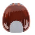 thumbnail image 1 of Orthodontic Retainer Case Orthodontic Retainer Box,Orthodontic Retainer CaseOrthodontic Retainer Box Portable Waterproof Mouthpiece Denture Box Container Gray dustproof and waterproof(Orange on white), 1 of 5
