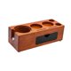 thumbnail image 1 of Base de madera para estación de apisonamiento de café, soporte para apisonamiento de café, antideslizante, estación de apisonamiento de espresso, 1 of 9