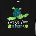 thumbnail image 4 of Inktastic Port St. Lucie, Florida Happy Sea Turtle Boys or Girls Baby T-Shirt, 4 of 5