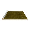 thumbnail image 2 of Ahgly Company Machine Washable Indoor Square Abstract Yellow Modern Area Rugs, 6' Square, 2 of 4
