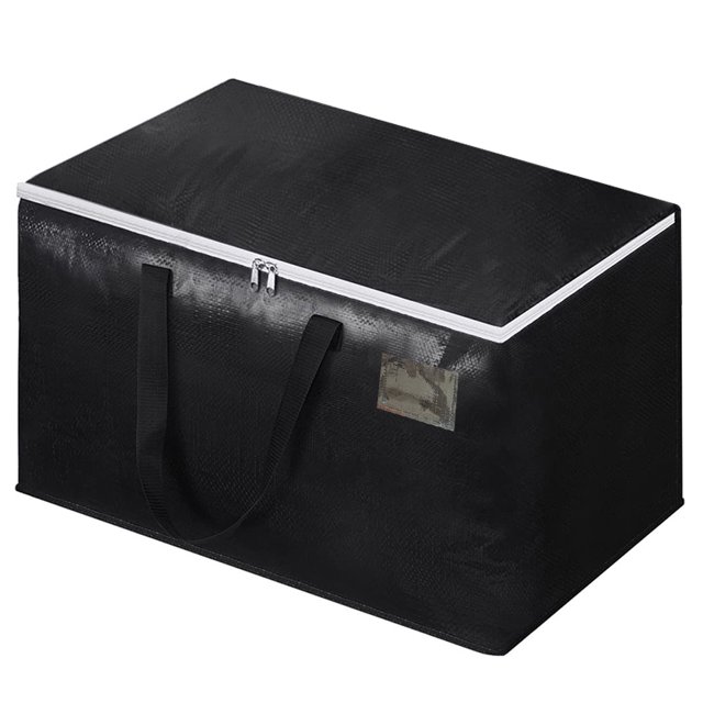 Bolsas de 90L Almacenamiento Mudanza Ahorro de espacio Embalaje Suministros de mudanza Negro
