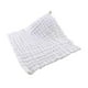 thumbnail image 5 of Toalla de mano de gasa de 6 capas para bebés, baberos, paño de lavado, pañuelo de alimentación blanco, 5 of 7