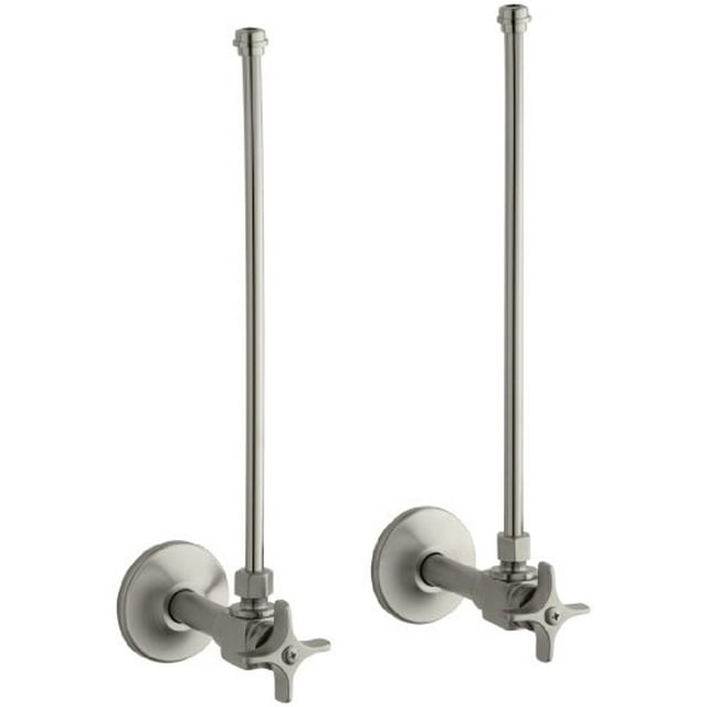 KOHLER K-7605-P-BN Alimentation Angulaire, Nickel Brossé Vibrant