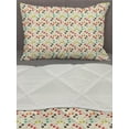 thumbnail image 3 of Abstract Comforter & Sham Bedding Set, Colorful Cherries Pattern Fruity Layout Ornate Repeated and Simplistic, 3 pcs Duvet Set Microfiber Filling Quilt, 5 Sizes, Multicolor, by Ambesonne, 3 of 4