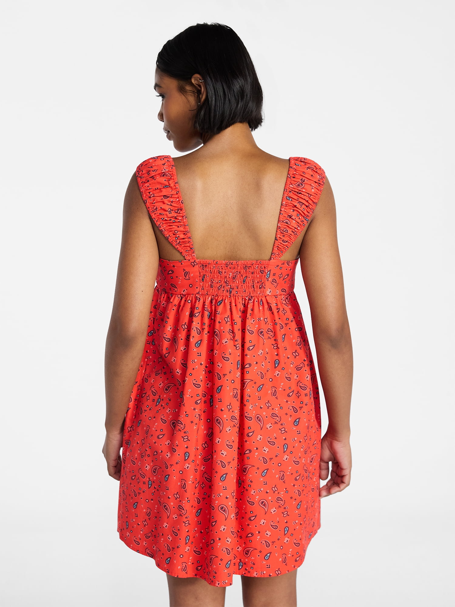 No Boundaries Poplin Dress, Women's XXS-XXL