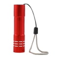 thumbnail image 2 of 3 Inch Pocket LED Flashlight USB C Rechargeable Small Handheld Torch with Aluminum Body and Lanyard for Hiking and Night Walking Red, 2 of 4