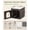 Brown-Rectangle-XL, variant on Natural Rectangle-M Rattan Cat Bed Cube with Mat
