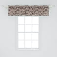 thumbnail image 2 of Ambesonne Colorful Window Valance, Paisley Floral Pattern, 54" X 12", Cream Green Red, 2 of 3