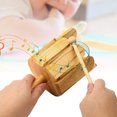 thumbnail image 1 of Tube Percussion Instrument, 8 Tones Wooden Music Tube Fine Workmanship With Hammer For Stage Performance, 1 of 8