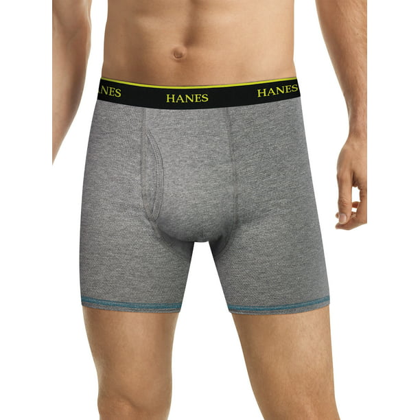 Hanes - Men's Cool Comfort Mesh Boxer Brief, 5 Pack - Walmart.com ...