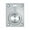 Silver, variant on Deltana FRP25U26 Flush Ring Pull; 2-1/2" x 1 7/8"; Bright Chrome Finish