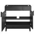 thumbnail image 6 of Modway Miles 36" Wood Bathroom Vanity Cabinet with Tapered Legs in Black, 6 of 9