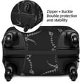 thumbnail image 4 of Spandex Travel Luggage Cover,Double-Sided Printed Dinosaur Elastic Washable Stretch Suitcase Protector Anti-Scratch Suitcase Cover Fits 18-32 Inch Luggage For Kid And Adult,L (For 25-28 Inch Luggage), 4 of 6