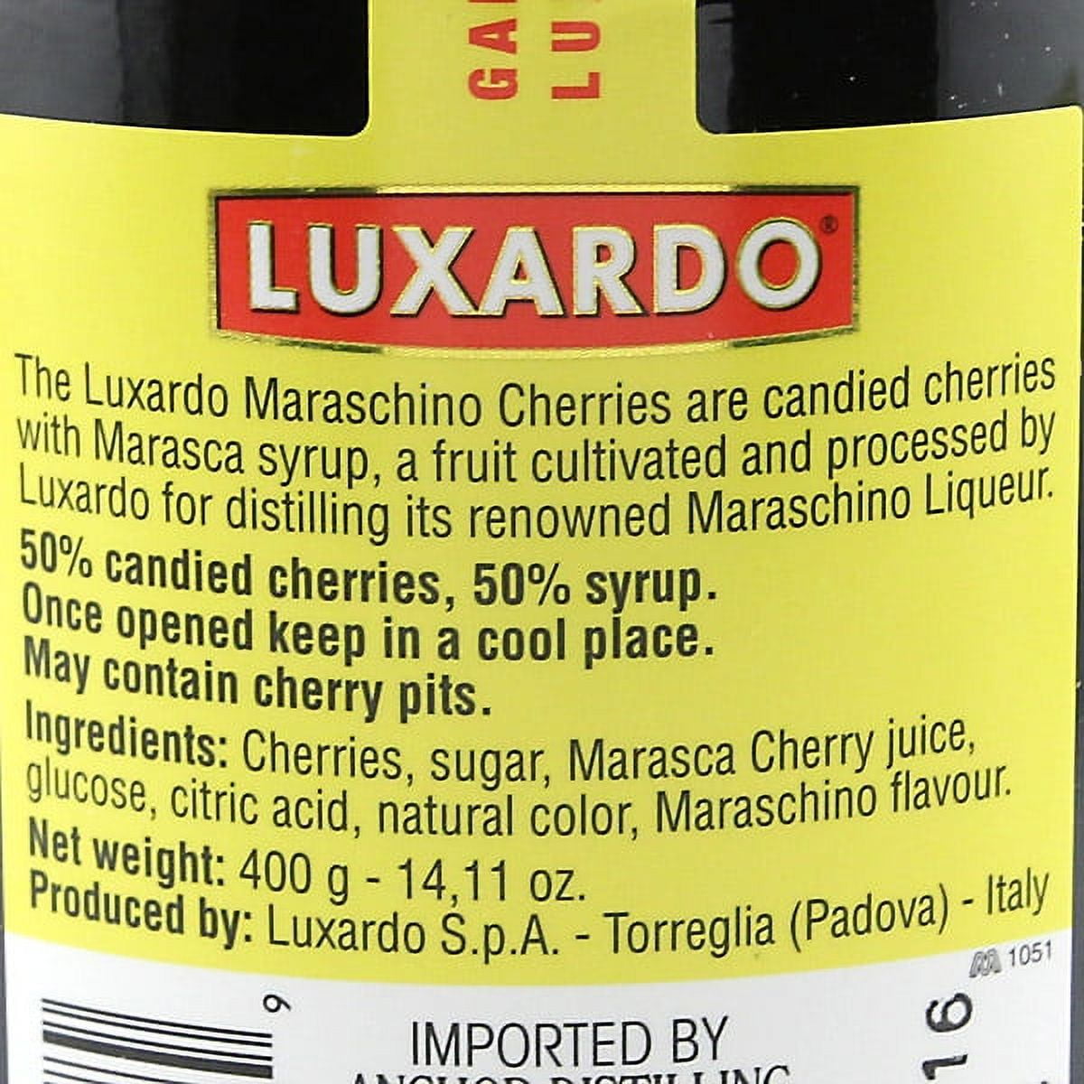 Luxardo Gourmet Maraschino Cocktail Cherries - 400g Jar
