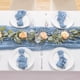 thumbnail image 3 of Camino de mesa plegable, mantel plisado, bandera para mesa de comedor, decoración de mesa con acabado de lujo, 3 of 3