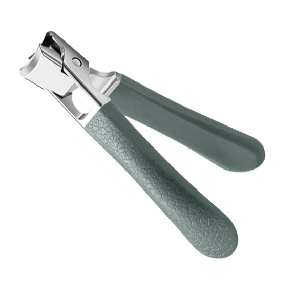 Nail Clippers Anti Slip Comfort Grip Curved Toenail Clippers for Thick Nails Green