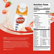 BOOST Very High Calorie Nutritional Protein Drink, Creamy Strawberry, 8 Fl oz, Pack of 24