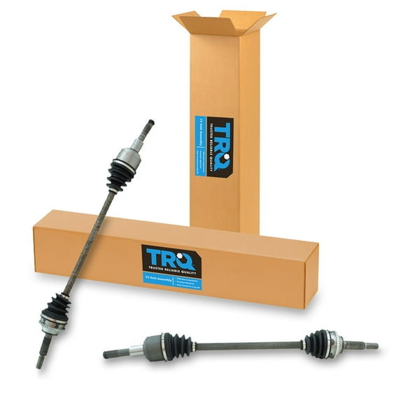 TRQ New Rear CV Axle Shaft Assembly Pair Set 2pc for Escape Tribute Mariner 4WD CSA72950 Fits select: 2001-2007 FORD ESCAPE, 2001-2006 MAZDA TRIBUTE