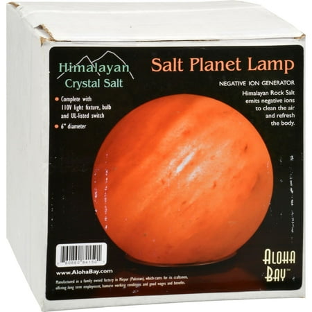 - Himalayan Salt Crystal Lights Planet Globe Lamp - 1 Lamp