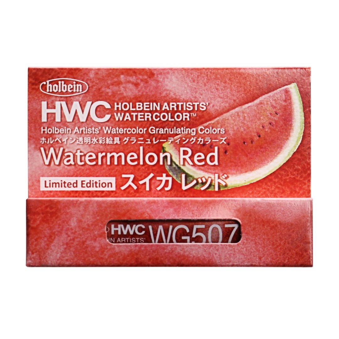 Holbein Artist Watercolor - Limited Edition Watermelon Duo Set (Watermelon Red WG507 & Watermelon Peel Green WG527)