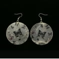 thumbnail image 2 of Mi Amore Butterfly Dangle-Earrings White/Silver-Tone, 2 of 5