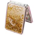 thumbnail image 5 of Makeup Mirror Compact Mirror Portable Hand Mirror Round with 2X Magnification for Woman,Mother,Girls, Round/Square , Gold, -square, 5 of 9