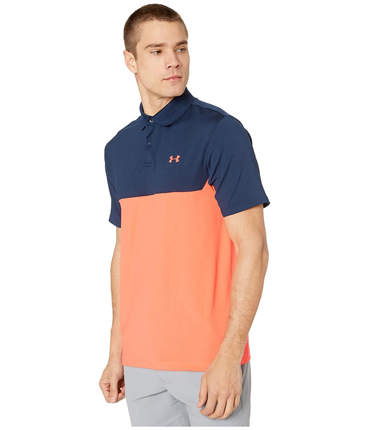 Short Sleeve Polo Shirt with Sun Protection Under Armour Mens Performance 2.0 Tee T