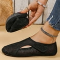 thumbnail image 5 of Women's Ballet Flats Versatile for Work to Weekend Style Women's Casual Shoes On Design Comfortable Flat Shoes With Hook And Loop Closure For Everyday Wear, 5 of 9