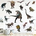 thumbnail image 2 of Adhesivos de pared de PVC con dinosaurios jurásicos realistas, 60 x 40 cm, 2 of 2