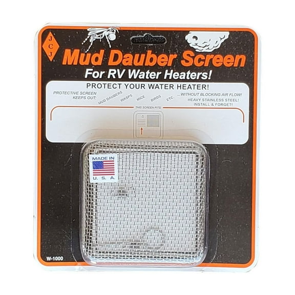 JCJ Enterprises W-1000 Mud Dauber Screen for Suburban Water Heaters with 4" Louver Vent