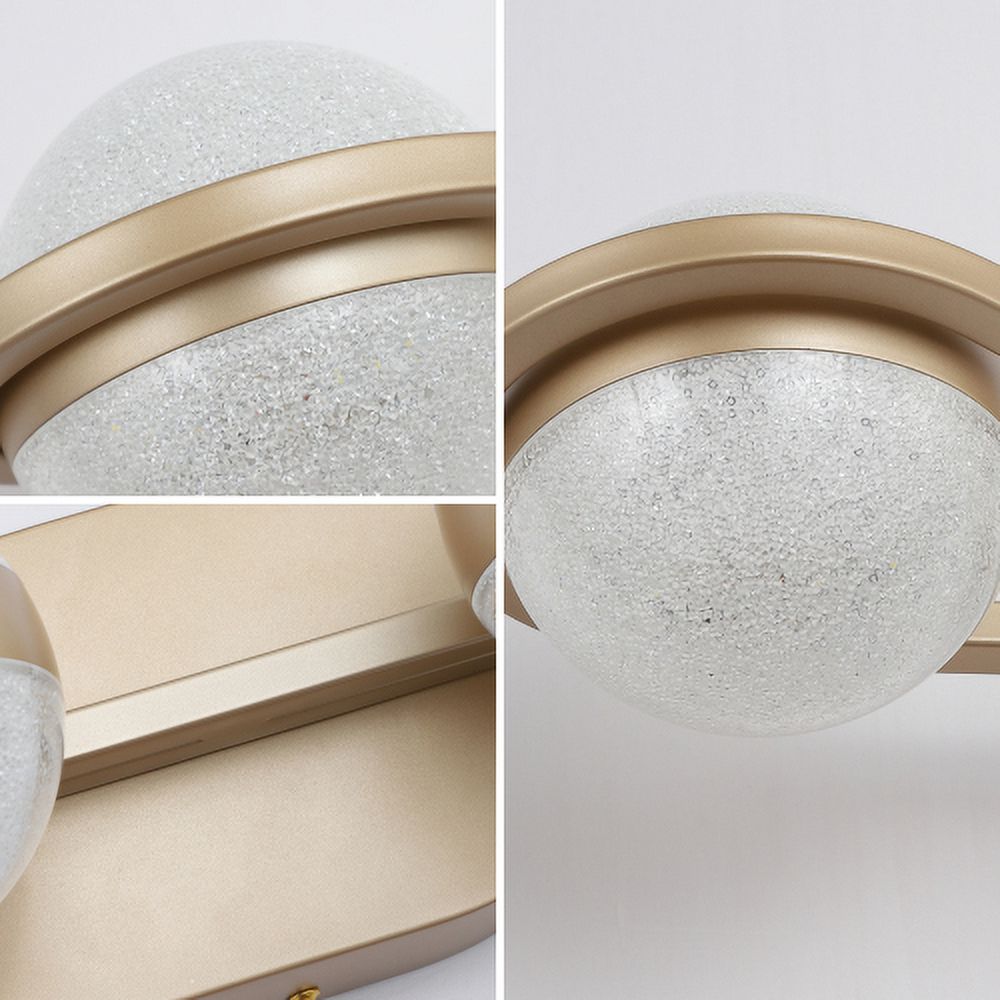 Hi-LIGHTS,4-Light Modern Minimalist Golden Bathroom Vanity Light With Acrylic Shades,Bathroom Mirror Lamp for Bathroom,Dressing Room,Bedroom,Living Room,Office,Restaurant,Bars(Brushed Gold)