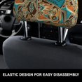 thumbnail image 6 of 2 PCS Car Headrest Cover, musical elements Soft Car Seat Head Rest Cover Protector Interior Car Accessories Seat Covers for Cars Truck Auto Only Covers, 6 of 8