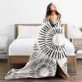 thumbnail image 5 of Boho Throw Blanket Soft, Cozy, Plush, Lightweight Flannel, Warm & Comfy for Couch, Bed, Travel - Anti-Pilling, Perfect for Bedroom, Living Room, Outdoor 80in×60in, 5 of 6