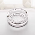 thumbnail image 2 of Glass Ashtrays for Cigarettes, Portable Decorative Modern Ashtray, 2 of 6