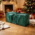 thumbnail image 4 of Qwtwty Large Capacity Christmas Tree Storage Bag, Heavy Duty Waterproof Storage Container with Reinforced Handles, Zippers and Wide Opening for Xmas Trees, 4 of 7
