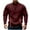 Wine, variant on Men's Sweatshirts Outdoor Quarter Zip Pullover Fleece Sweatshirt Cargo Casual Half Zip Long Sleeve Tops Tactical Military Shirts Comfort Warm Lightweight Sweater Athletic Workwear