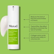 Murad Rapid Collagen Infusion – Anti-Aging Serum with Collagen Amino Acids & Winged Kelp Extract for Visible Wrinkle Reduction, Enhanced Skin Firmness & Re-Volumizes Skin – 1.0 Fl Oz