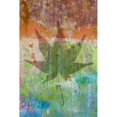 thumbnail image 3 of Mahan, Kathy 11x14 Black Modern Framed Museum Art Print Titled - Maple Leaf I, 3 of 5