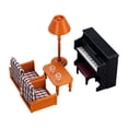 thumbnail image 4 of Lámpara de Mesa de Sofá de Piano de Simulación, Juego de Casa de Muñecas Modelo de Muebles de Bricolaje, 1:12, 4 of 9